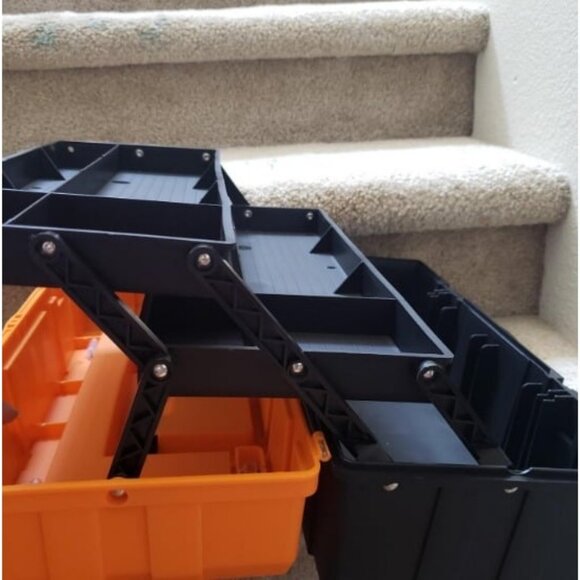 17-Inch Three-Layer Plastic Storage Box/Tool Box/Sewing Box Organizer - Picture 4 of 4